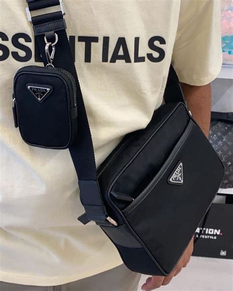 prada weekend bag mens|prada men's cross body bag.